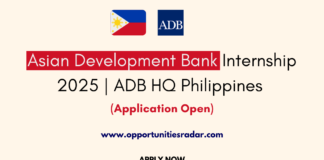 Asian Development Bank Internship 2025