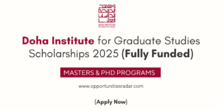 Doha Institute for Graduate Studies Scholarships 2025