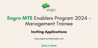 Engro MTE Enablers Program 2024