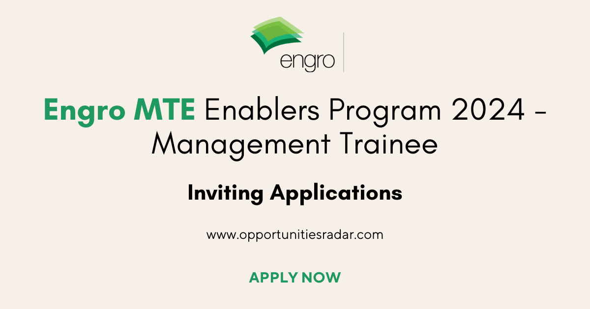 Engro MTE Enablers Program 2024