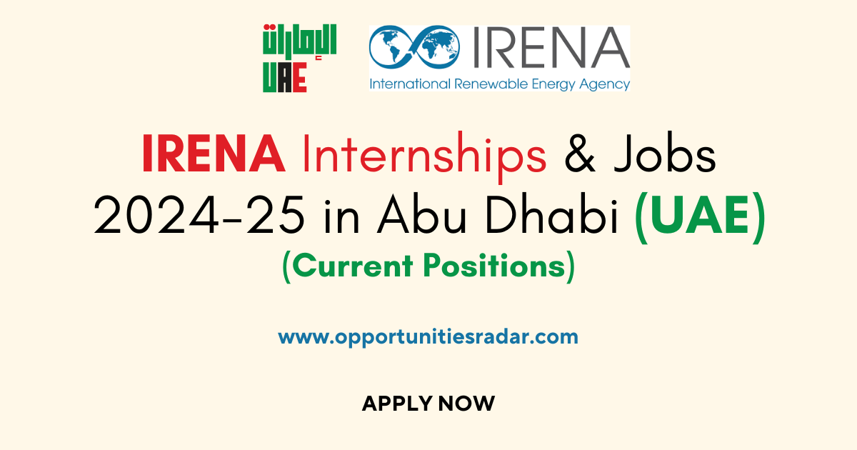 IRENA Internships & Jobs 2024