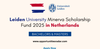 Leiden University Minerva Scholarship Fund 2025