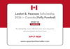 Lester B. Pearson Scholarship 2026