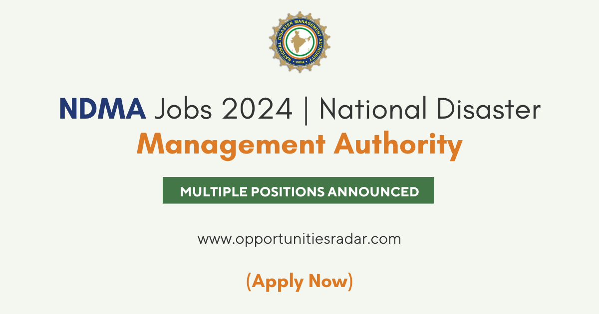 NDMA Jobs 2024