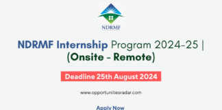 NDRMF Internship Program 2024