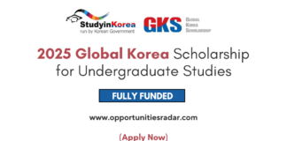 2025 Global Korea Scholarship for Undergraduate Studies