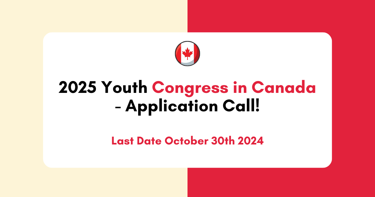 2025 Youth Congress in Canada