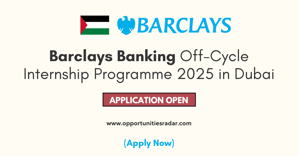 Barclays Banking Off-Cycle Internship 2025