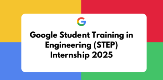 Google STEP Internship 2025