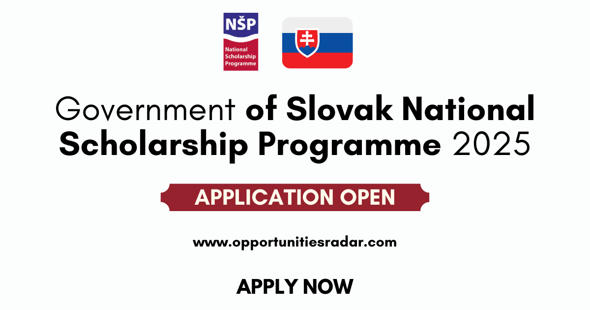 Government of Slovak National Scholarship Program 2025