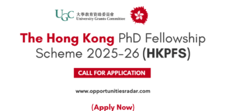 Hong Kong PhD Fellowship Scheme 2025