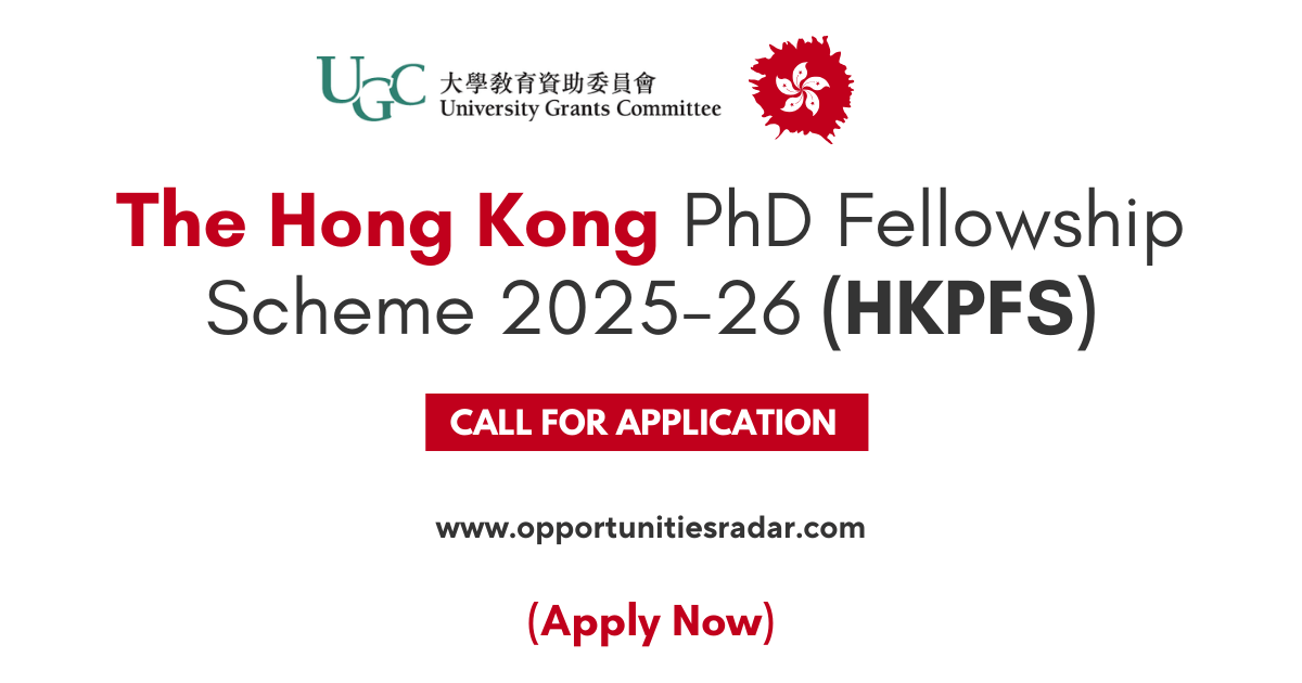 Hong Kong PhD Fellowship Scheme 2025