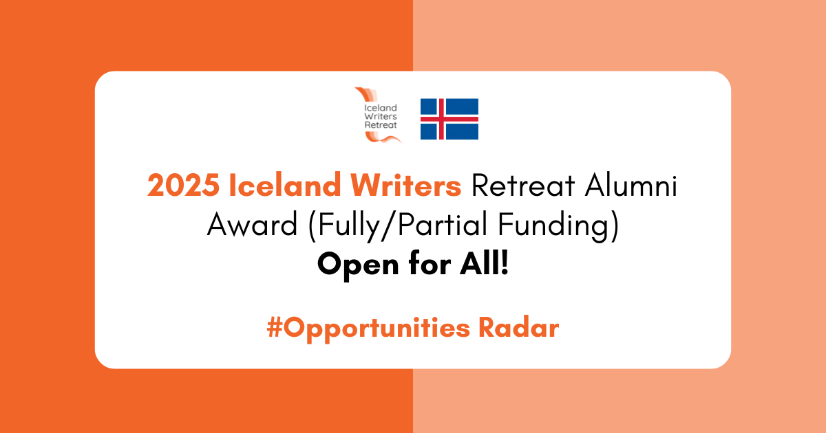 Iceland Writers Retreat Alumni Award 2025