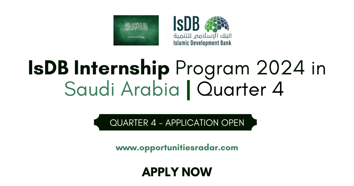 IsDB Internship Program 2024 in Saudi Arabia