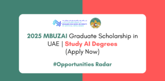 MBUZAI Graduate Scholarship