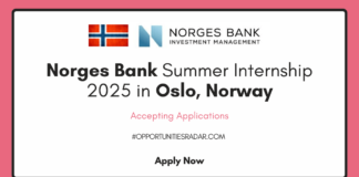 Norges Bank Summer Internship 2025