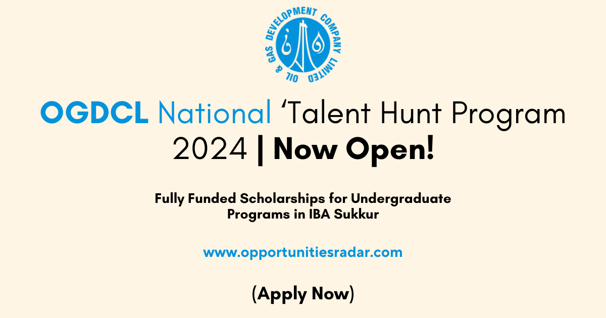 OGDCL National Talent Hunt Program 2024