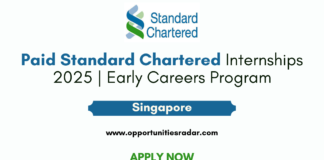 Standard Chartered Internships 2025