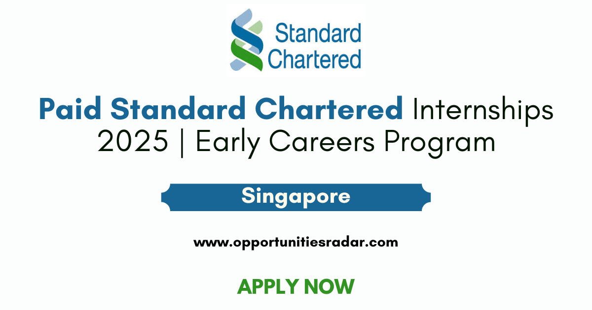 Standard Chartered Internships 2025