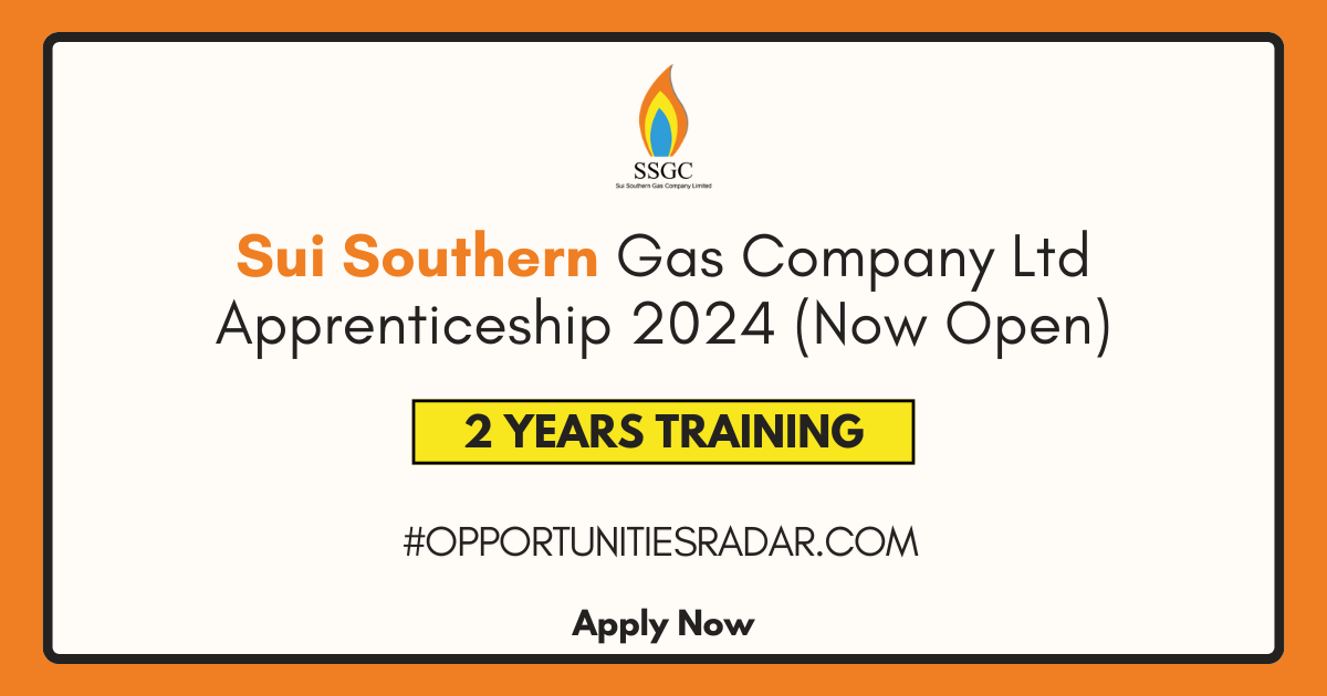 Sui Southern Gas Company Apprenticeship 2024