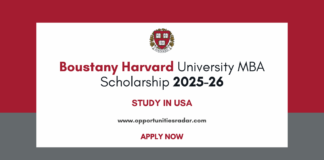 Boustany Harvard University MBA Scholarship 2025