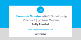 Erasmus Mundus MAPP Scholarship 2025