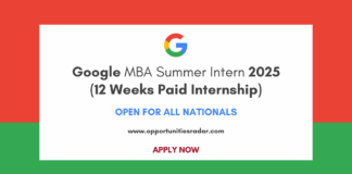 Google MBA Internship Summer 2025