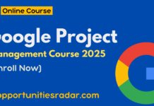 Google Project Management Online Course 2025