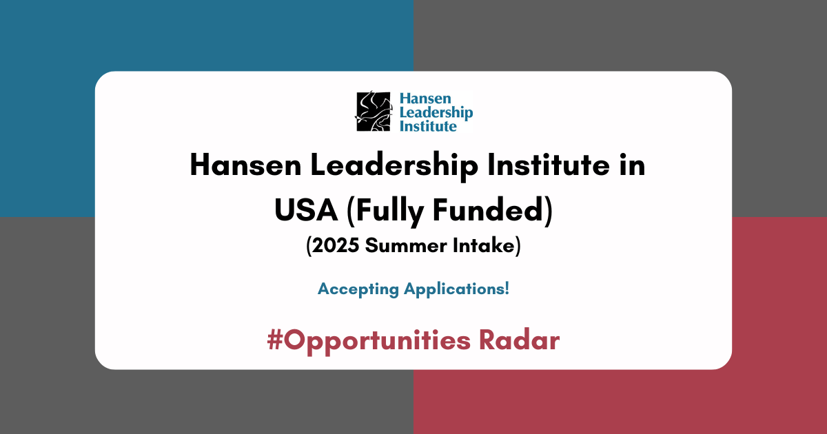 Hansen Leadership Institute 2025