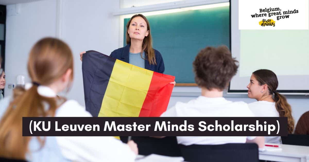 KU Leuven University Master Minds Scholarship 2025