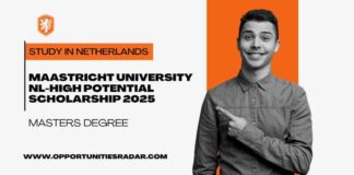 Maastricht University NL-High Potential Scholarship 2025