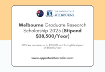 Melbourne Graduate Research Scholarship 2025