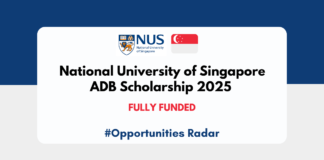 National University of Singapore ADB Scholarship 2025