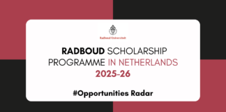 Radboud Scholarship Programme 2025