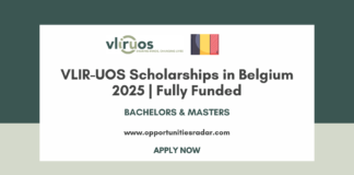 VLIR-UOS Scholarships in Belgium 2025