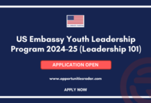 US Embassy Youth Leadership Program 2024