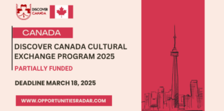 Discover Canada Cultural Exchange Program 2025