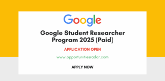 Google Student Researcher Program 2025