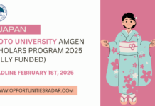 Kyoto University Amgen Scholars Program 2025