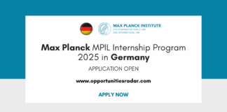 Max Planck MPIL Internship Program 2025