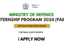 Ministry of Defence Internship 2024