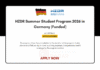 HZDR Summer Student Program 2026