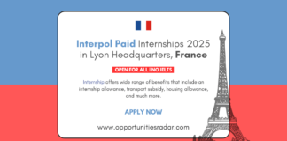 Interpol Paid Internships 2025