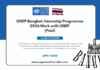 UNDP Bangkok Internship 2026