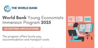 World Bank Young Economists Immersion Program 2025