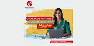 Mobilink Bank Maahir Female Trainee Program 2025