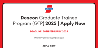 Descon Graduate Trainee Program (GTP) 2025