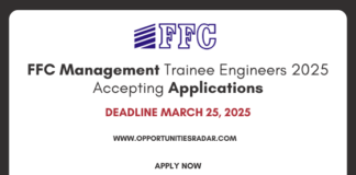 FFC Management Trainee Engineers Program 2025