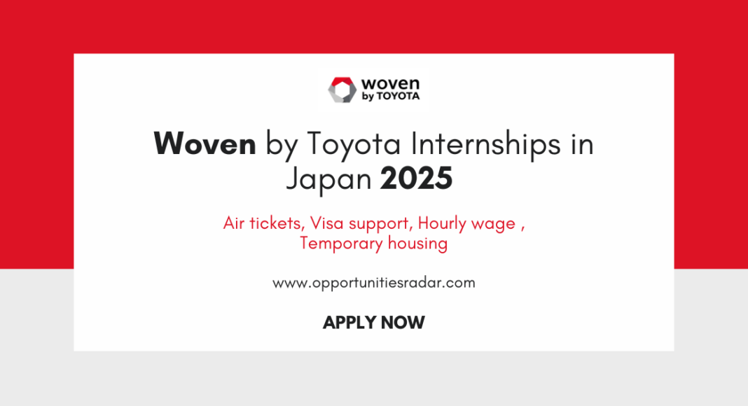 Woven by Toyota Internships in Japan 2025
