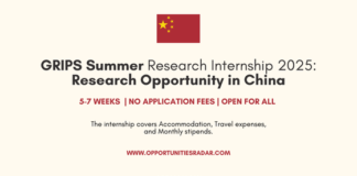 GRIPS Summer Research Internship 2025